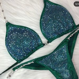 BRAND NEW Toxic Angels Green Bikini NPC